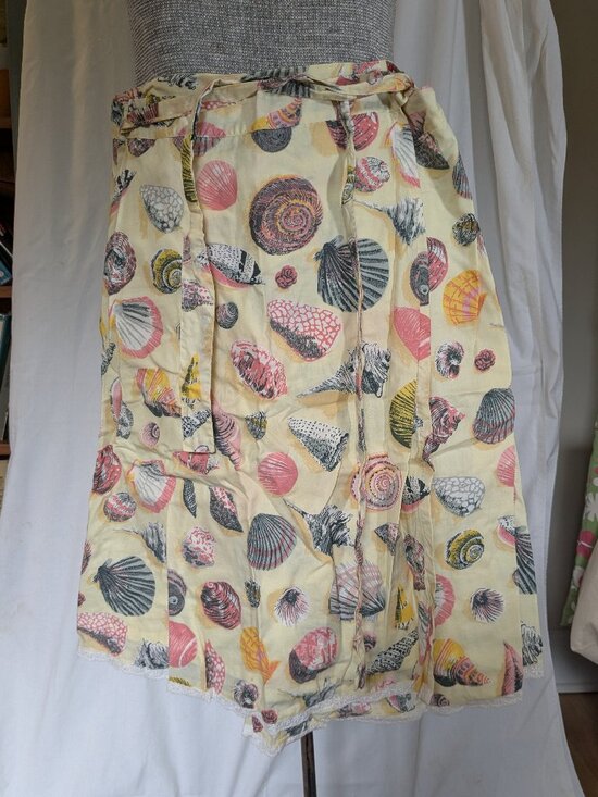 Odille Dresses & Skirts - Odille seashell wrap 100% cotton skirt size 4